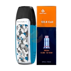 Geekvape Aegis Pod 2 (Blue Camo) + 5 Испарителей 0.8